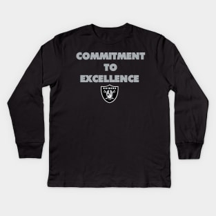 Commitment to Excellence Kids Long Sleeve T-Shirt